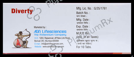 Diverty 20/40mg Tablet 10s