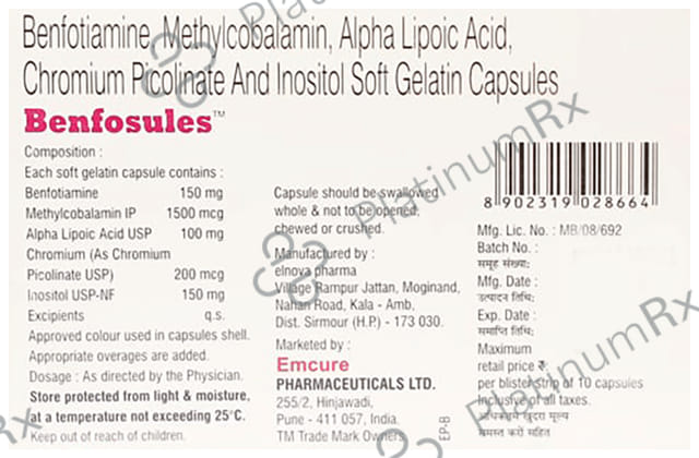 Benfosules Capsule 10s