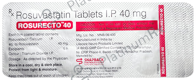 Rosurecto 40mg Tablet 10s