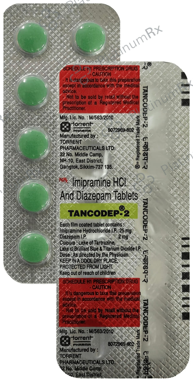 Tancodep 2mg/25mg Tablet