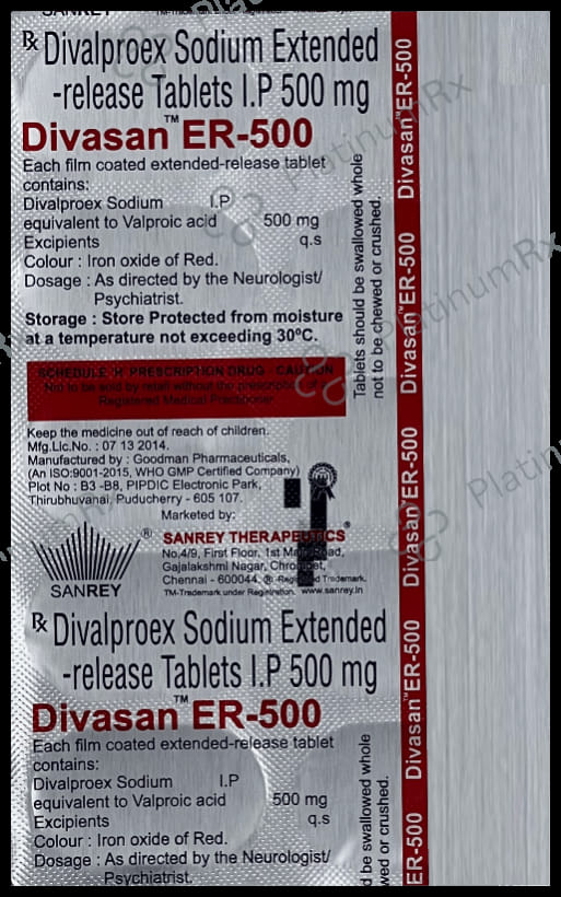Divasan ER 500 Tablet