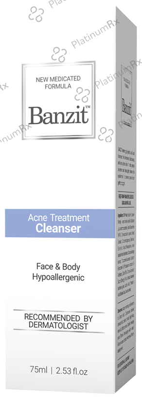 Banzit Acne Treatment Cleanser Gel 75ml