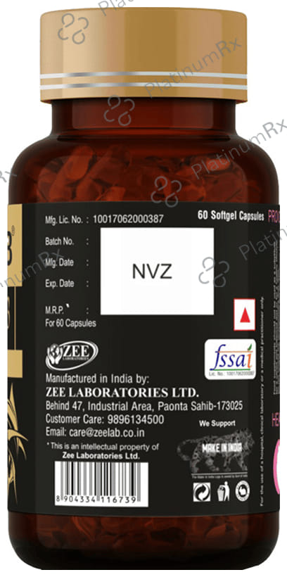 Zeelab Omega 3 Fish Oil Softgel Capsule 60s