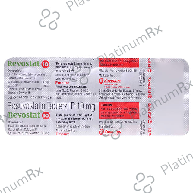 Revostat 10mg Tablet 10s