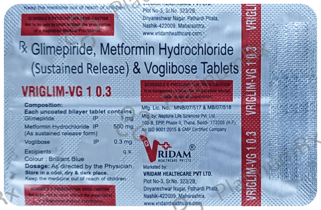 Vriglim-VG 1 0.3 Tablet SR
