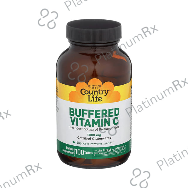 Country Life Buffered Vitamin C 1000mg Tablet 100s