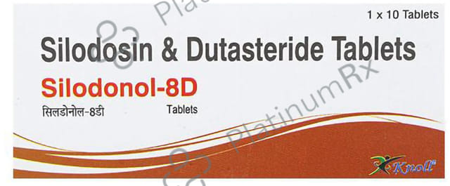 Silodonol D 8/0.5mg Tablet 10s