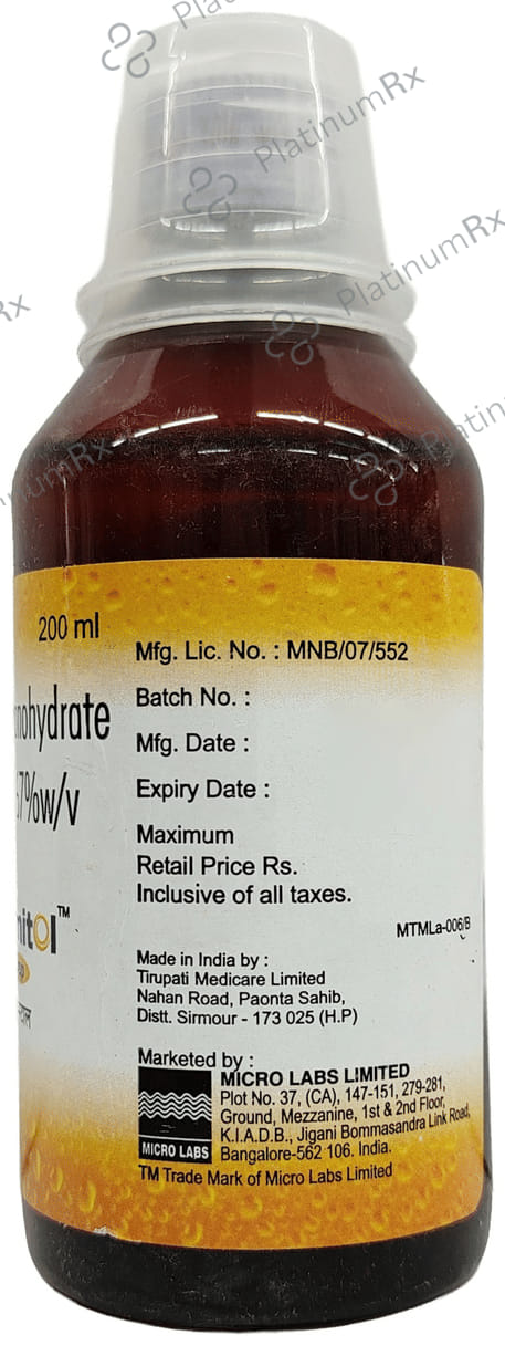 Osmitol 66.67% Syrup 200ml
