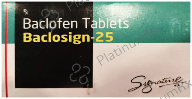 Baclosign 25mg Tablet 10s