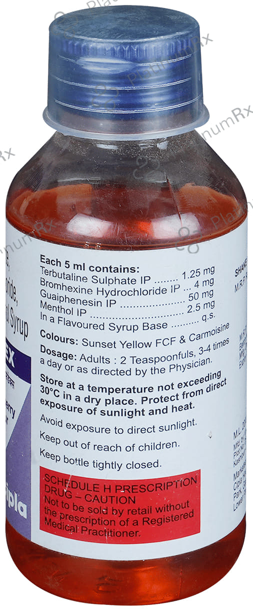 Bro Cofdex Syrup Raspberry 100ml