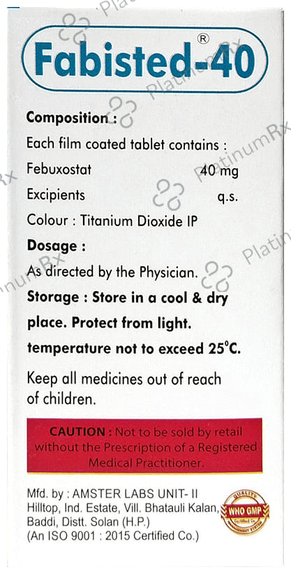 Fabisted 40 Tablet
