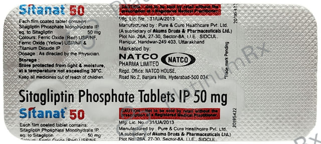Sitanat 50mg Tablet