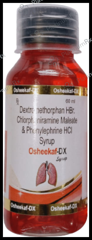 Osheekaf DX 10/5/2mg Syrup 60ml