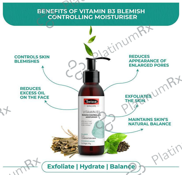 Swisse Skincare Vitamin B3 Blemish Controlling Moisturiser