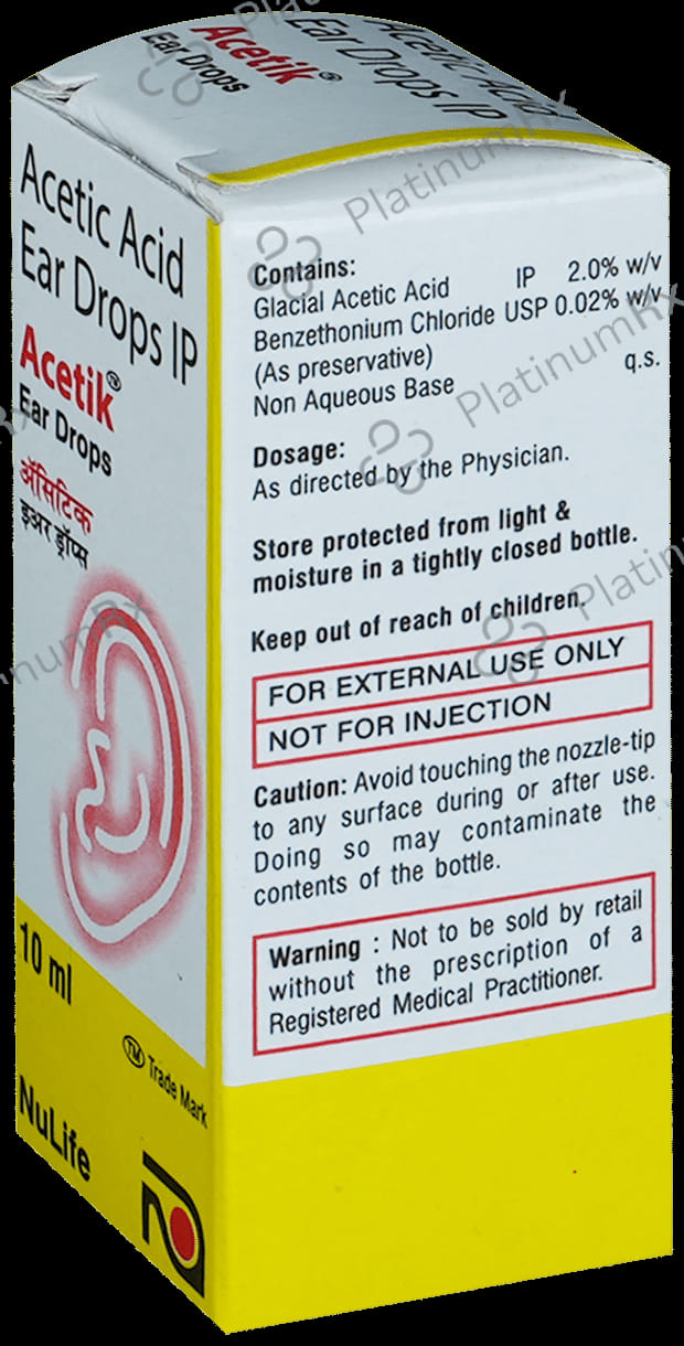 Acetik 2% Ear Drop 10ml