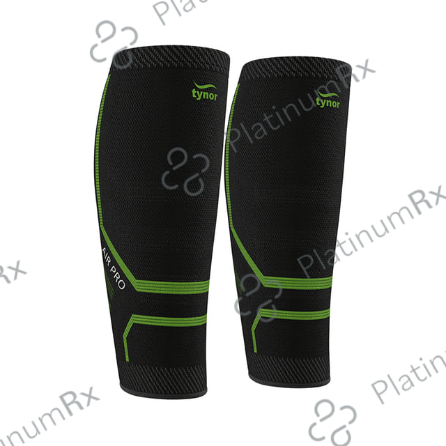 Tynor Calf and Shin Support Air Pro Black & Green XL