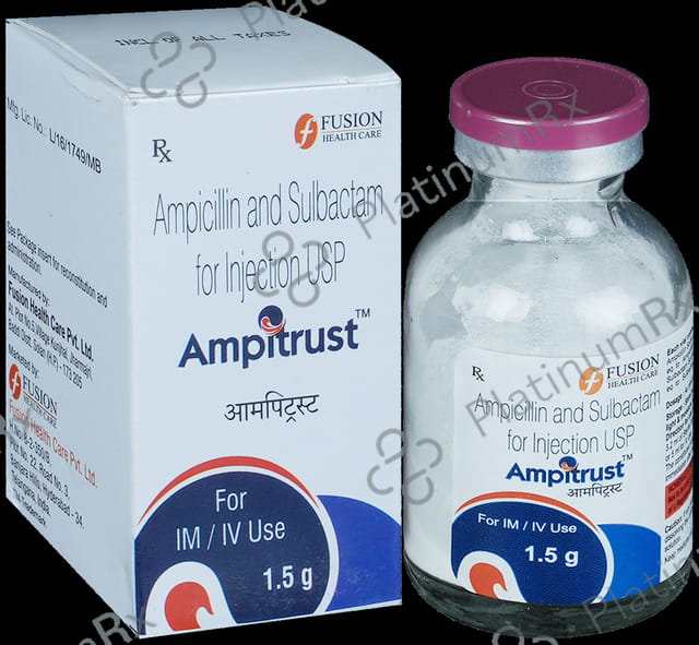 Ampitrust 1.5gm Injection 1s