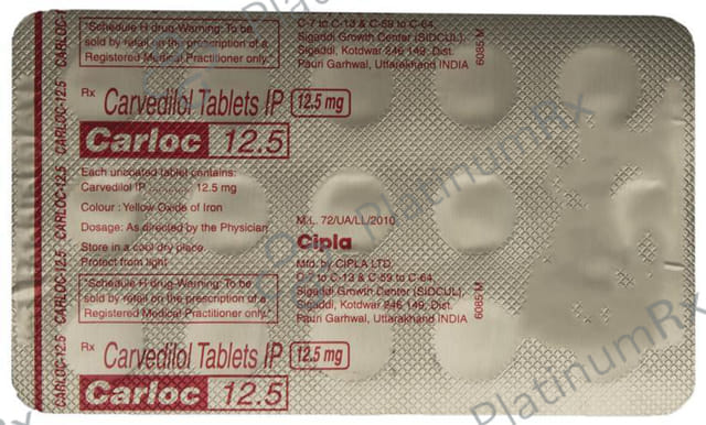 Carloc 12.5mg Tablet 15s