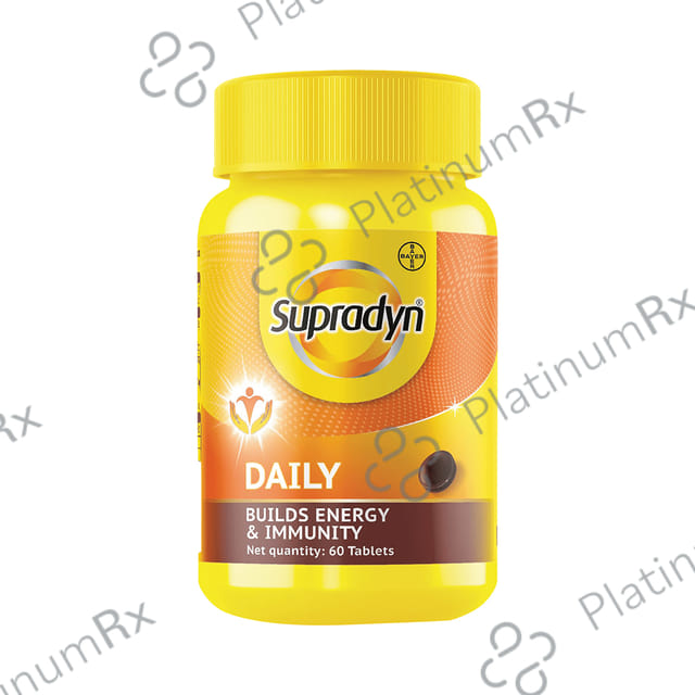 Supradyn Daily Multivitamin Tablet with Minerals, Trace Elements & Amino Acids - For Energy & Immunity
