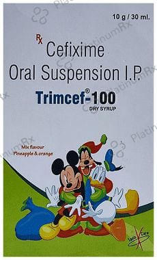 Trimcef 100 Dry Syrup Pineapple & Orange