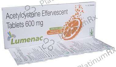 Lumenac Effervescent Tablet Orange 600mg 10s