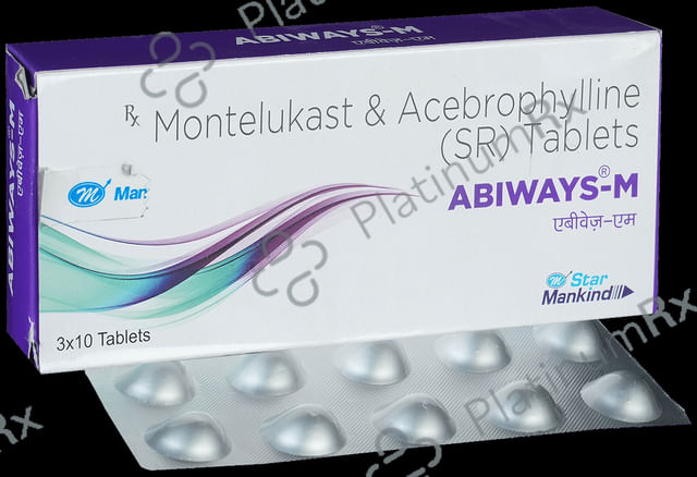 Abiways M 200/10mg Tablet SR 10s
