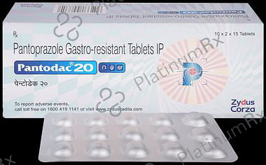 Pantodac 20mg Tablet 15s