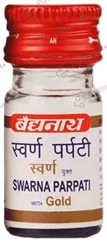 Baidyanath (Jhansi) Swarna Parpati with Gold (1gm Each) 1 Bottle
