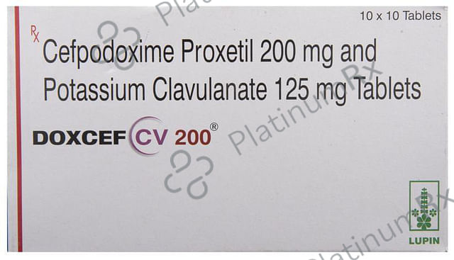 Doxcef CV 200/125mg Tablet 10s
