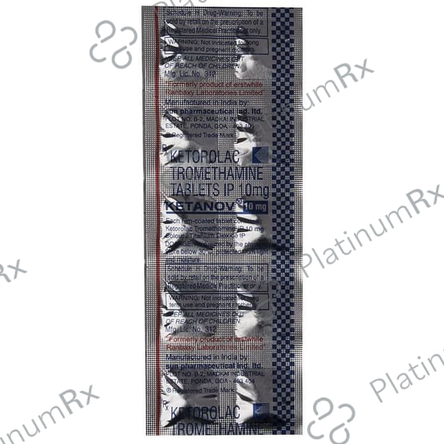 Ketanov 10mg Tablet 10s