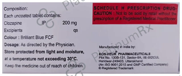Clozazap 200mg Tablet 10s
