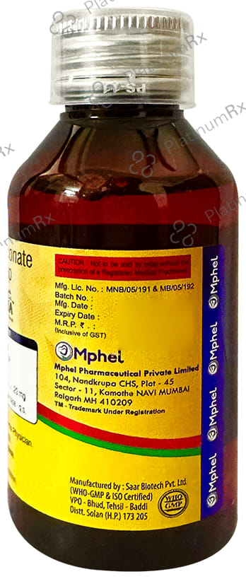 Zincia 20mg Mango Flavour Delicious Syrup 100ml