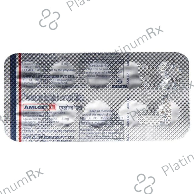 Amloz L 5/5mg Tablet 10s
