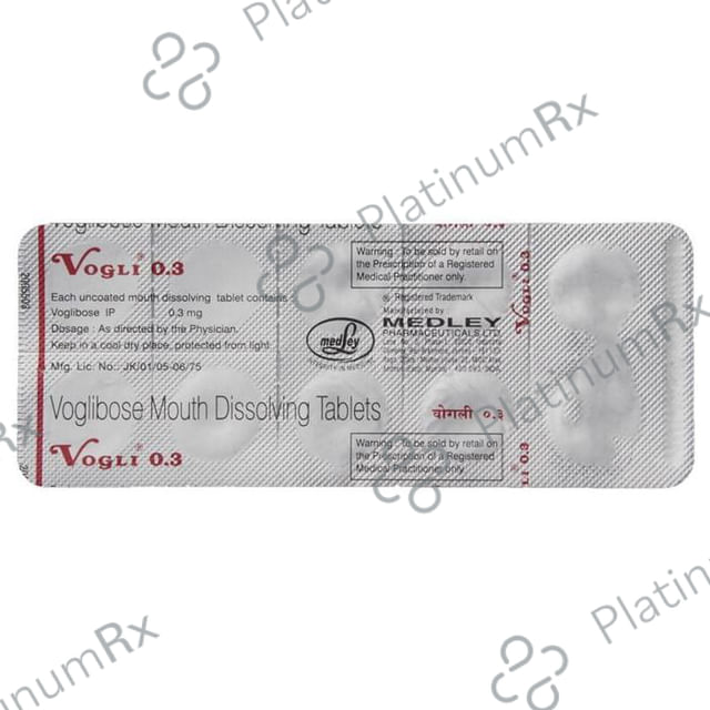 Vogli 0.3mg Tablet MD 10s