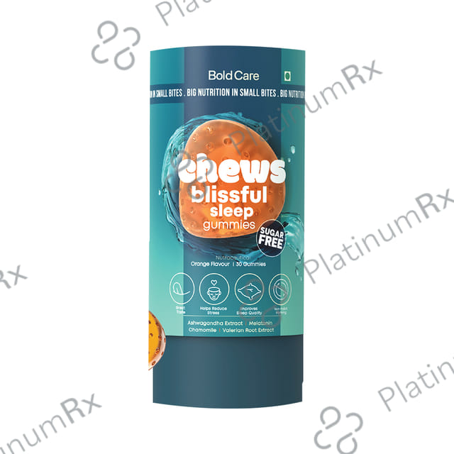 Bold Care Blissful Sleep Gummy Orange Sugar Free
