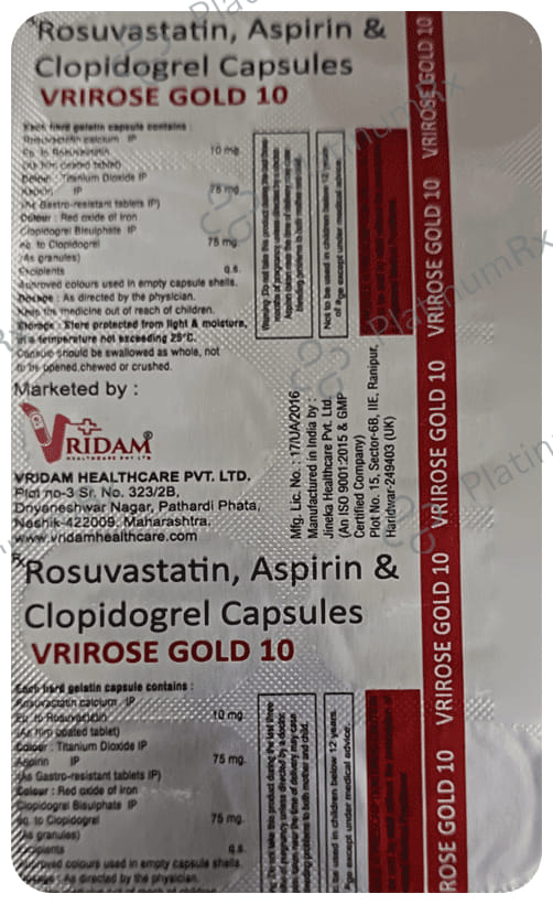 Vrirose Gold 10 Capsule