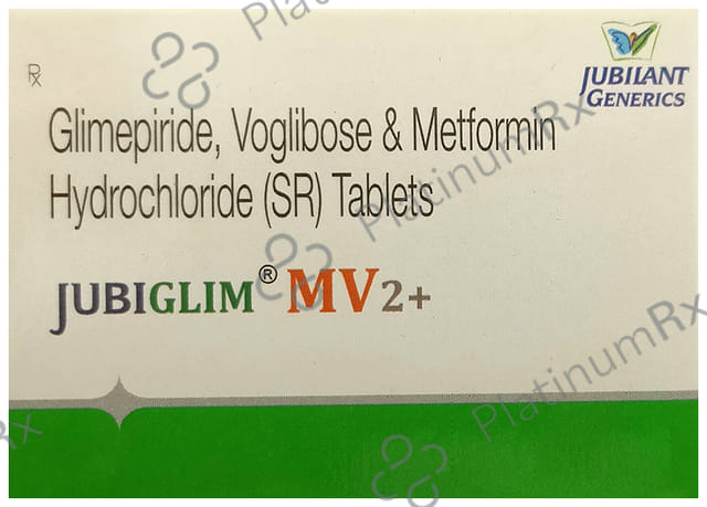 Jubiglim MV 2 Plus Tablet SR 10 Tablet SR