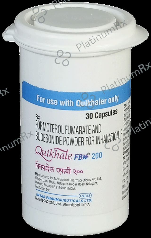 Quikhale FB 200/6mcg Capsule 30s
