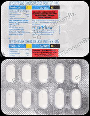 Safecet 10mg Tablet 10s
