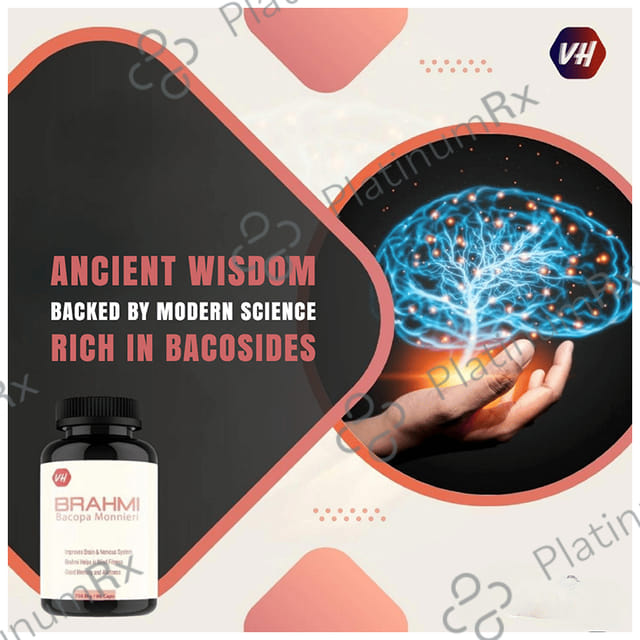 Vitaminhaat Brahmi Bacopa 750mg Capsule