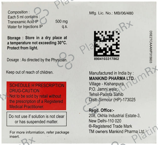 Texakind 500mg Injection 5ml