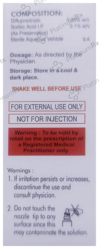 Difpru Ophthalmic Emulsion BKC Free