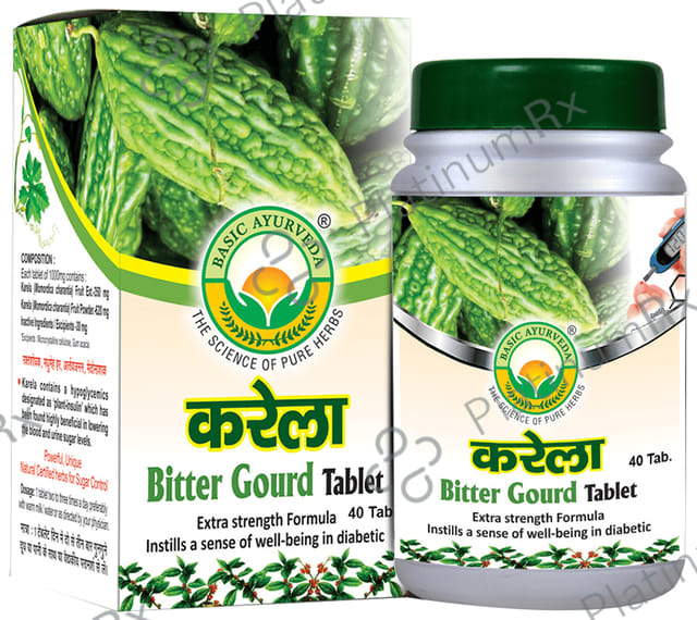 Basic Ayurveda Karela (Bitter Gourd) Tablet