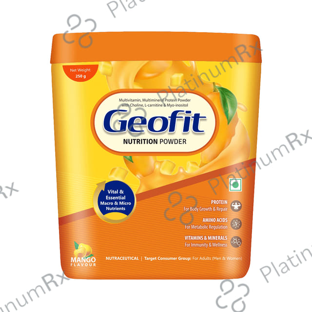 Geofit Nutrition Protein Powder with Vitamins & Minerals Mango
