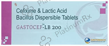 Gastocef LB 200mg Tablet DT 10s