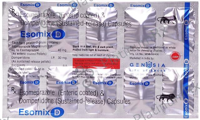 Esomix D 30/40mg Capsule SR 10s