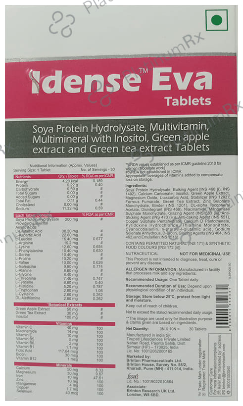 Idense Eva Tablet 10s