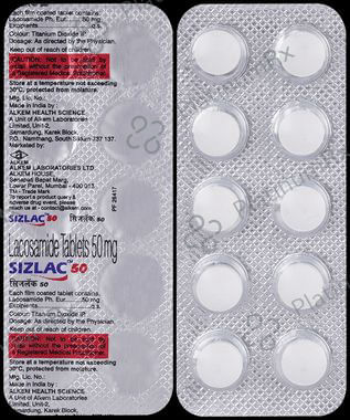 Sizlac 50mg Tablet