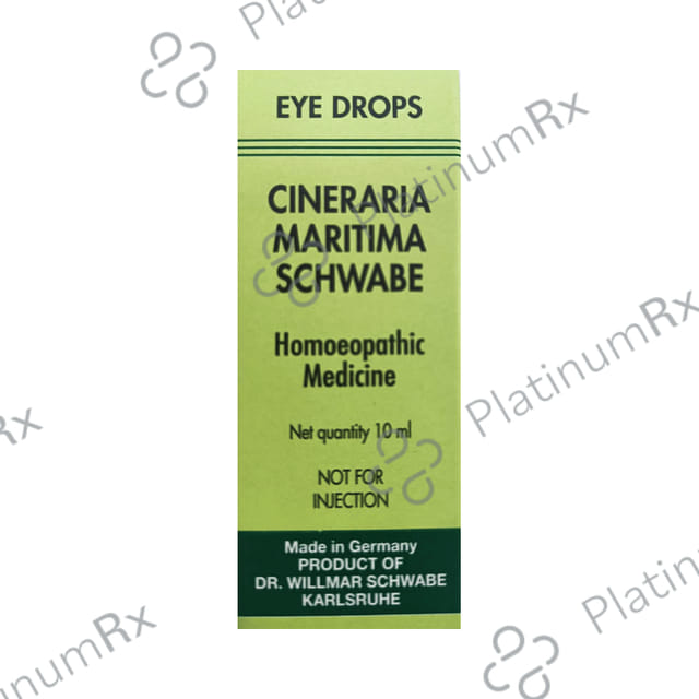Dr Willmar Schwabe Germany Cineraria Maritima Schwabe Eye Drop