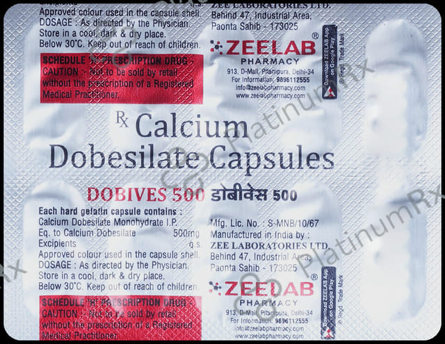 Dobives 500mg Capsule 10s